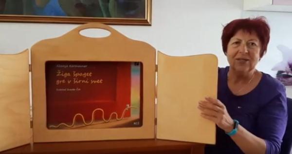 Kamišibaj z Aksinjo Kermauner: Žiga špaget gre v širni svet